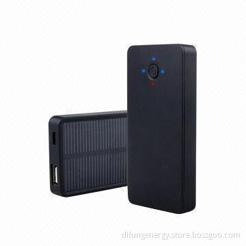 Solar Mobile Charger 2,500mAh with Certificates, Mini Portable